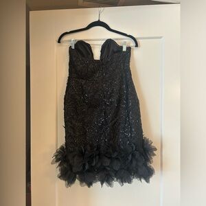 Angel biba mini black dress size M. Never work with tag